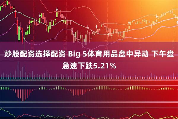 炒股配资选择配资 Big 5体育用品盘中异动 下午盘急速下跌5.21%